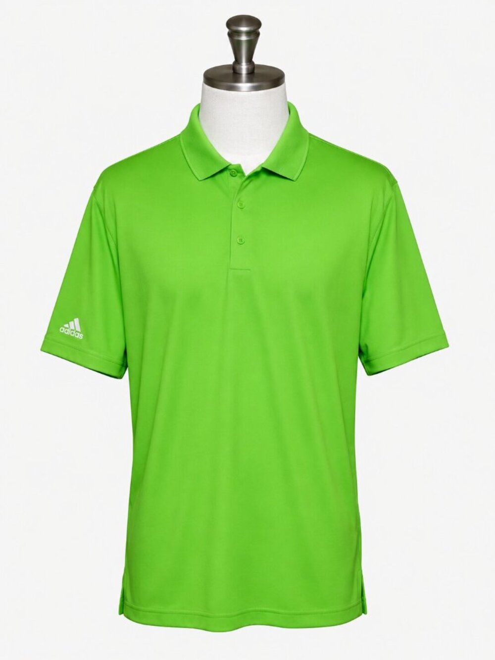 Adidas Golf Polo Shirt Men's XL Neon Lime Green Tech Athletic EUC A430